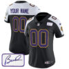 Vikings Vapor Limited 2024 Custom Jersey TLA – All Stitched – Women – Black Alternate Jersey