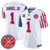 49ers American Style Vapor Limited Jersey – All Stitched – White – Deebo Samuel Jersey