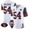 Bears Throwback Illinois Patch Vapor Jersey – All Stitched – Navy Sleeves – Brian Urlacher Jersey