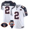 Bears Throwback Illinois Patch Vapor Jersey – All Stitched – Inverted – D.J. Moore Jersey