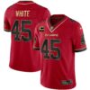 Buccaneers Gold Vapor Jersey – All Stitched – Black Red – Devin White Jersey