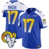Rams Vapor Limited Jersey V2 – All Stitched – Royal Alternate – Puka Nacua Jersey