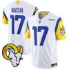 Rams Vapor Limited Jersey V2 – All Stitched – White – Puka Nacua Jersey