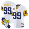 Rams Special Vapor Limited Jersey V2 – All Stitched – White – Aaron Donald Jersey