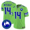 Seahawks 2024 Seattle City Patch Vapor Limited Jersey – All Stitched – Green – DK Metcalf Jersey