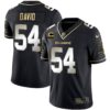 Buccaneers Gold Vapor Jersey – All Stitched – Black Limited – Lavonte David Jersey