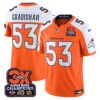 Denver Broncos 3-Time Champions Patch Vapor Limited Jersey – All Stitched – Orange Alternate – Randy Gradishar Jersey