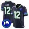 Seahawks 2024 Seattle City Patch Vapor Limited Jersey – All Stitched – Navy – 12Th Fan Jersey