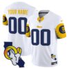 Rams Special Vapor Limited Custom Jersey V2 – All Stitched – White Jersey