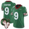 Rams Mexico Vapor Limited Jersey – All Stitched – Green – Matthew Stafford Jersey