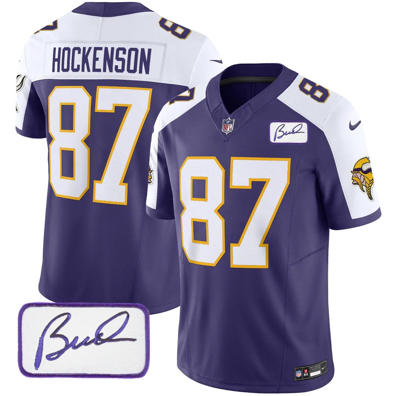 Vikings Vapor Limited Player 2024 Jersey TLA – All Stitched – Purple Alternate – T.J. Hockenson Jersey