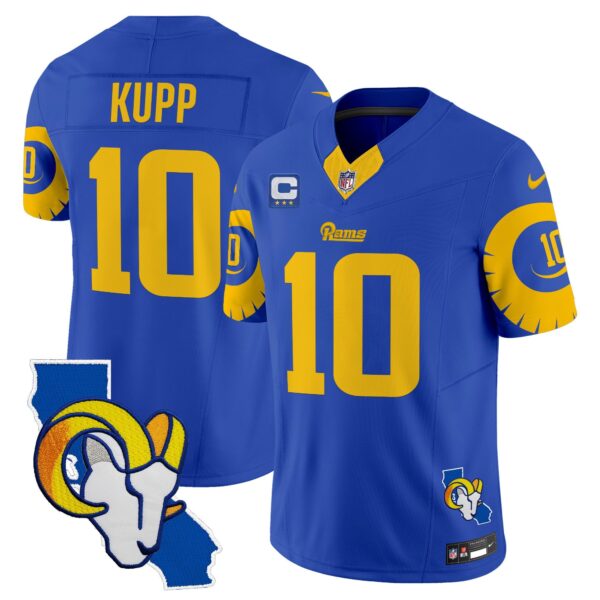 Rams Special Vapor Limited Jersey V2 – All Stitched – Royal – Cooper Kupp Jersey