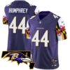 Ravens Maryland Flag Vapor Limited Jersey V2 – All Stitched – Purple – Marlon Humphrey Jersey