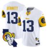 Rams Special Vapor Limited Jersey V2 – All Stitched – White – Stetson Bennett Jersey