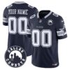 Cowboys Dallas City Patch Vapor Limited Custom Jersey – All Stitched – Navy Jersey
