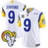 Rams Vapor Limited Jersey V2 – All Stitched – White – Matthew Stafford Jersey