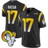 Rams Vapor Limited Jersey V2 – All Stitched – Black – Puka Nacua Jersey