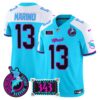 Dolphins Dan the Man Record Breaker Patch Vapor Limited Jersey – All Stitched – Aqua Alternate – Dan Marino Jersey