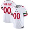 Ravens Mexico Vapor Limited Custom Jersey – All Stitched – White Jersey