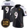 Ravens Jacoby Jones Patch Vapor Limited Jersey – All Stitched – Black Alternate – Justin Tucker Jersey