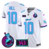 Dolphins Dan the Man Record Breaker Patch Vapor Limited Jersey – All Stitched – White – Tyreek Hill Jersey