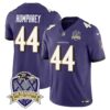 Ravens 20th Season Patch Vapor Limited Jersey – All Stitched – Purple – Marlon Humphrey Jersey