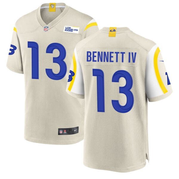 Stetson Bennett Los Angeles Rams Jersey – All Stitched – Men – Bone Jersey