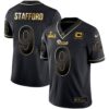 Los Angeles Rams Super Bowl LVI Black Gold Jersey – All Stitched – Black Gold – Matthew Stafford Jersey