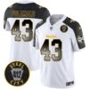Steelers Arch Smoke 412 Patch Vapor Limited Jersey – All Stitched – Inverted – Troy Polamalu Jersey