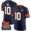 Denver Broncos 3x Patch Colorado Flag Vapor Limited Jersey – All Stitched – Navy – Bo Nix Jersey