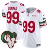 Rams Mexico Vapor Limited Jersey – All Stitched – White – Aaron Donald Jersey