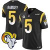Rams Vapor Limited Jersey V2 – All Stitched – Black – Jalen Ramsey Jersey