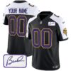 Vikings Vapor Limited 2024 Custom Jersey TLA – All Stitched – Youth – Black Alternate Jersey
