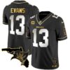 Buccaneers Florida Patch Vapor Gold Jersey – All Stitched – Black Limited – Mike Evans Jersey