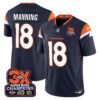 Denver Broncos 3-Time Champions Patch Vapor Limited Jersey – All Stitched – Navy – Peyton Manning Jersey