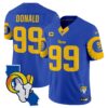 Rams Special Vapor Limited Jersey V2 – All Stitched – Royal – Aaron Donald Jersey