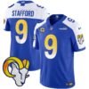 Rams Vapor Limited Jersey V2 – All Stitched – Royal Alternate – Matthew Stafford Jersey