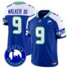 Seahawks 2024 Seattle City Patch Vapor Limited Jersey – All Stitched – Royal Alternate – Walker III Jersey
