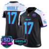 Dolphins Miami Vice Vapor Limited Jersey V4 – All Stitched – Black Alternate – Jaylen Waddle Jersey