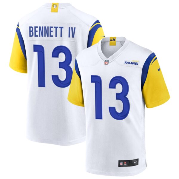 Stetson Bennett Los Angeles Rams Jersey – All Stitched – Men – White Jersey