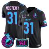 Dolphins Dan the Man Record Breaker Patch Vapor Limited Jersey – All Stitched – Black – Raheem Mostert Jersey
