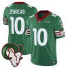Rams Mexico Vapor Limited Jersey – All Stitched – Green – Tony Zendejas Jersey