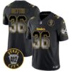 Steelers Arch Smoke 412 Patch Vapor Limited Jersey – All Stitched – Black – Jerome Bettis Jersey