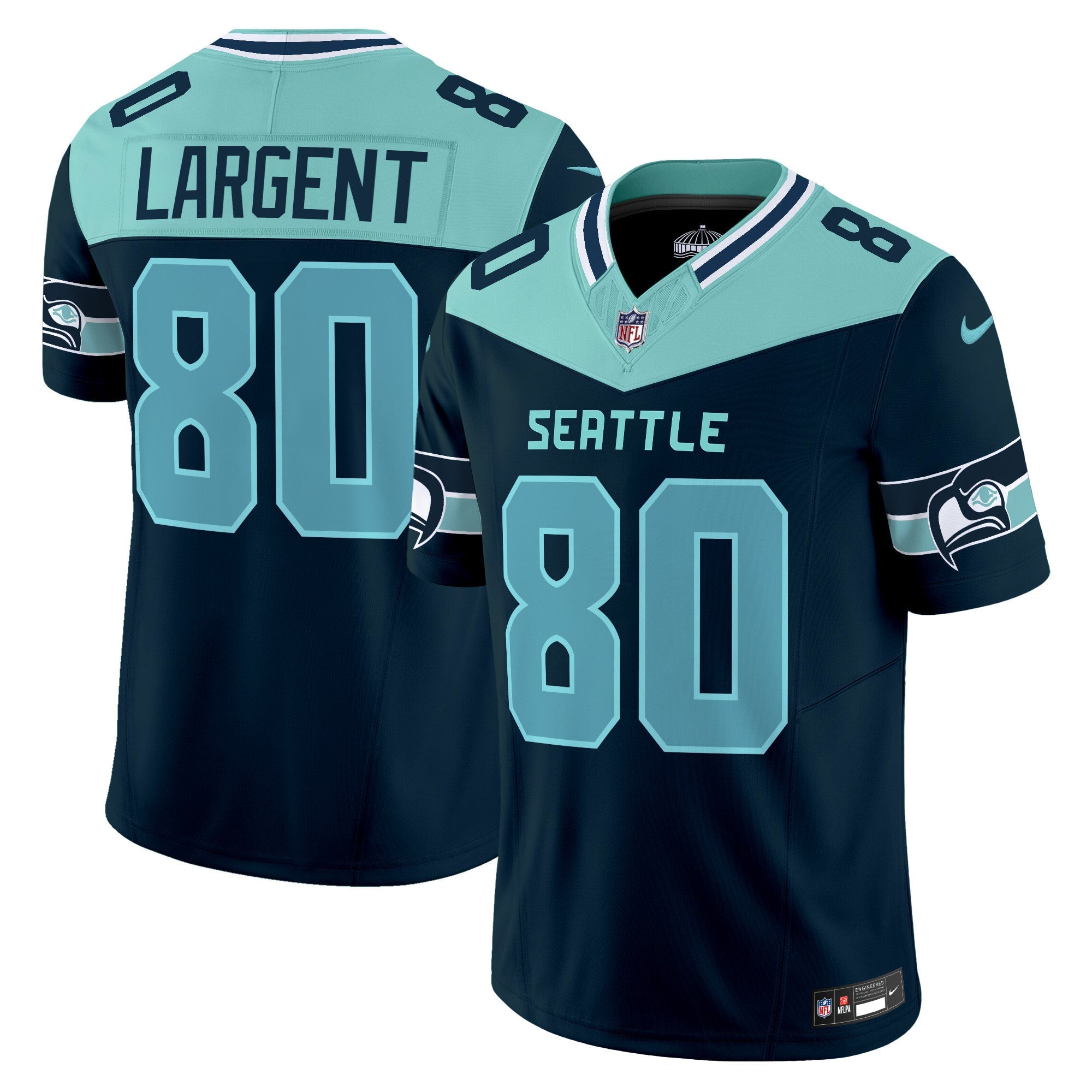 Seahawks Seattle City Vapor Limited Jersey – All Stitched – Alternate – Steve Largent Jersey