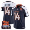 Denver Broncos 3-Time Champions Patch Vapor Limited Jersey – All Stitched – Navy Alternate – Courtland Sutton Jersey