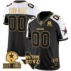 Cowboys Est. 1960 & We Dem Boyz Patch Gold Vapor Limited Custom Jersey V2 – All Stitched – Alternate Jersey