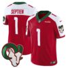 Rams Mexico Vapor Limited Jersey – All Stitched – Red Alternate – Rafael Septien Jersey