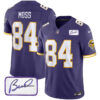 Vikings Vapor Limited Player 2024 Jersey TLA – All Stitched – Purple – Randy Moss Jersey
