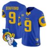 Rams Special Vapor Limited Jersey V2 – All Stitched – Royal – Matthew Stafford Jersey