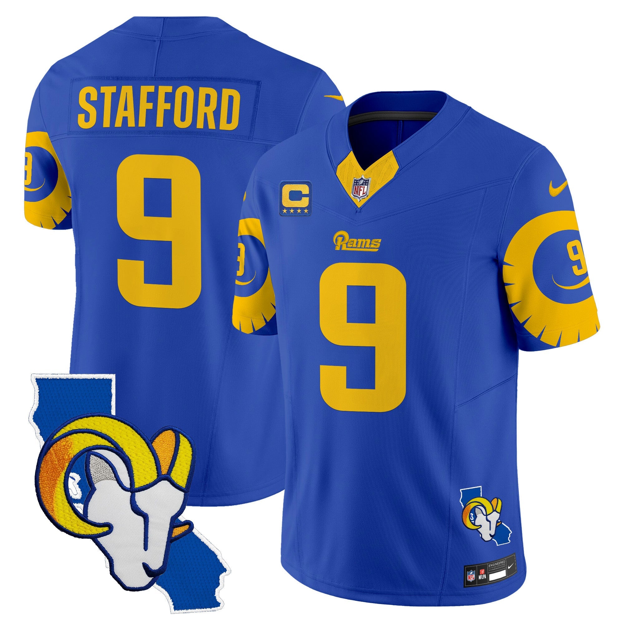 Rams Special Vapor Limited Jersey V2 – All Stitched – Royal – Matthew Stafford Jersey
